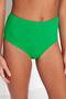 Yeşil Hipster Yüksek Bel Bikini Altı TBESS21BA0057 - 5