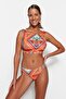 Tropikal Desenli Normal Paça Bikini Altı TBESS22BA0306 - 3