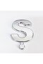 Letter S Villa Type Chrome Adhesive 9 Cm Letter - 2