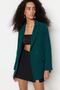 Petrol Regular Lined Button Detail Woven Blazer Jacket TWOAW21CE0264