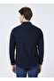 Lemon Shirt Collar Navy Blue Men's Shirt E-austen-y - 4