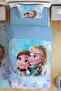 Blue Children's Elsa and Anna Patterned Single Baby Kids Bedding Set