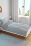 Blue Gray Rope Containers Patterned Single Baby Kids Bedding Set - 2