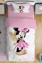 Gold Winged Mickey Patterned Single Baby Kids Bedding Set