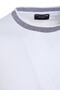 Basic Beyaz Relaxed/Rahat Kesim Triko Bant Dokulu Pike T-Shirt TMNSS23TS00079 - 6