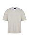 Premium Taş Oversize/Geniş Kesim Triko Bantlı Dokulu Pike T-Shirt TMNSS23TS00079 - 5