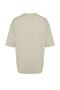 Premium Beige Oversize/Wide Cut Faded Effect 100% Cotton T-Shirt Tmnss23Ts00153 - 8