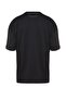 Black Oversize Crew Neck Short Sleeve Fox Embroidery 100% Cotton T-Shirt Tmnss23Ts00182 - 8