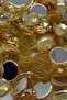 Acrylic Stone Round Yellow 8mm 2000 Pieces Decoration Stones