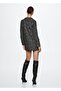 Stone-Embellished Buttoned Tweed Jacket - 4