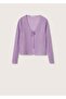 Short Knitted Cardigan - 3