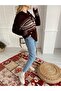 Blue Mom Jeans Lycra High Waist Blue Snow Washed Mom Jeans - 3