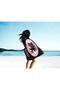Black Pink Beach Bath Towel - 3