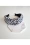 تاج نسائي أسود منقط