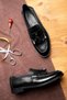 Tassel Genuine Leather Men's Classic Shoes, Loafer Classic Shoes, Moccasin Shoes - 5