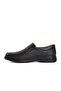216 Black Genuine Leather Men's Casual Shoes - 2