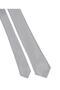 Boy's Plain Satin Gray Tie and Handkerchief Set 03-14 Years Single Size 120x5cm - 2