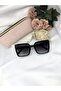 Busia Square Design Black Women's Sunglasses
