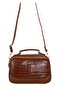 Women's Crossbody Bag Kroko Taba - 3