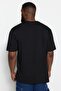 Big Size Black Regular/Normal Cut 100% T-Shirt Tmnss23Ts00134 - 12