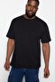 Big Size Black Regular/Normal Cut 100% T-Shirt Tmnss23Ts00134 - 11