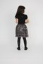 Girl's 23 April 29 October 10 November 19 May Performance Outfit Patterned T-shirt Skirt Set - 4