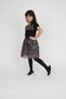 Girl's 23 April 29 October 10 November 19 May Performance Outfit Patterned T-shirt Skirt Set - 5