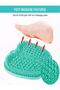 Suction Cup Bath Loofah Stress Reliever Massage Assisted Bath Loofah Water Green Bath Scrub Foot Back Massage Pad