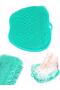 Suction Cup Bath Loofah Stress Reliever Massage Assisted Bath Loofah Water Green Bath Scrub Foot Back Massage Pad - 2