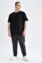 Carrot Fit Recycled Sweatpants with Lace Detail - 8