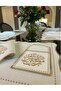 Arabic (Ramadan Mubarak) Inscribed Linen Placemat Set for 8 People (24 Pieces) - 3