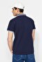 Lacivert Slim/Dar Kesim %100 Polo Yaka T-shirt TMNSS22PO00014 - 8