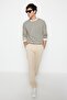 Taş Regular Fit Chino Gabardin Pantolon TMNSS23PL00032 - 4