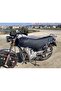 Blue Quilted Motorcycle Cover Kuba the Magnificent Falcon Compatible with Asian Cg Models - 5