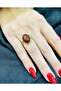 Natural Stone Raw Copper, antiallergic, necklace&earring&ring Triple Vintace Jewelry Set - 6