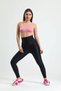 High Waist Thick Belt Shiny Disco Leggings-black - 4