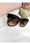 Jones Square Design Brown-leopard Women's Sunglasses - 2