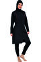 Women's Hijab Fully Covered Long Sleeve Zippered Swimsuit