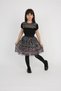 Girl's 23 April 29 October 10 November 19 May Performance Outfit Patterned T-shirt Skirt Set - 2