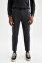 Carrot Fit Recycled Sweatpants with Lace Detail - 5