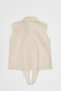 N3071A6.Girl's Sleeveless Shirt with Tie Detail () - 5