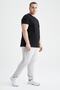 Carrot Fit Recycled Sweatpants with Lace Detail - 6
