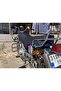 Blue Quilted Motorcycle Cover Kuba the Magnificent Falcon Compatible with Asian Cg Models - 3
