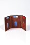 724 100% Genuine Leather Men's Wallet Crazy Tan with Card Holder Paper Money Compartment - 4