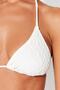 Ekru Dokulu Üçgen Kaplı Bikini Üstü TBESS23BU00272 - 6