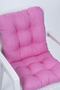 Candy Pofidik Pink Chair Cushion with Backrest, Special Stitched and Laced, 43X88 cm - 2