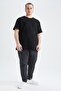 Carrot Fit Recycled Sweatpants with Lace Detail - 6