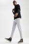 Carrot Fit Recycled Sweatpants with Lace Detail - 5