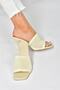 Beige Knitwear Fabric Heeled Women's Slippers P590033357 - 3