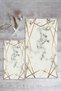 Marble Patterned 2-Piece Bathroom Rug Set 60X90 60X40